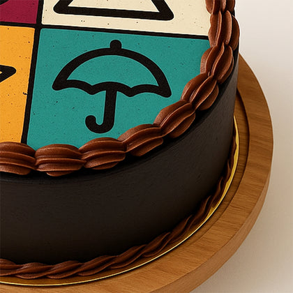 Dalgona Challenge Delight Cake