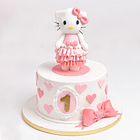Cute Kitty Birthday Cake